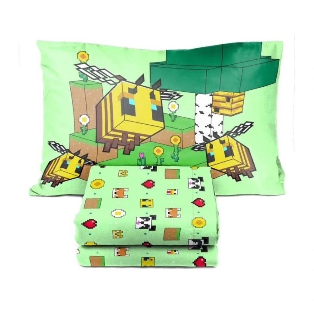 Twin Minecraft Kids' Bed in a Bag - 5 Piece Set